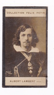 Petite Photo 1ère Collection Félix Potin (chocolat), Acteur Albert Lambert, Phot. Nadar, Paris, Vers 1900 - Alben & Sammlungen