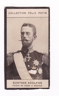 Petite Photo 1ère Collection Félix Potin (chocolat), Gustave Adolphe, Prince De Suède Et Norvège, Anon., Paris, V. 1900 - Alben & Sammlungen