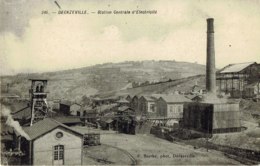 Cpa Decazeville, Station Centrale D'électricité,non écrite. - Decazeville