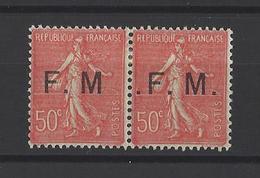 FRANCE. YT  Timbres De Franchise  N°6 Et 6a Neuf *   1929 - Military Postage Stamps
