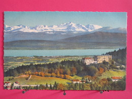 Suisse - St Cergue - Hôtel De L'Observatoire - Lac Léman Et Le Mont Blanc - CPSM Excellent état - Scans Reco-verso - Saint-Cergue