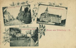 OLDENBURG I. Gr., Grossherzogl. Palais Und Schloss, Cäcilienbrücke (1899) AK - Oldenburg