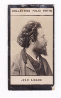 Petite Photo 1ère Collection Félix Potin (chocolat), Homme De Lettres Jean Aicard, Phot. Boyer, Paris, Vers 1900 - Alben & Sammlungen