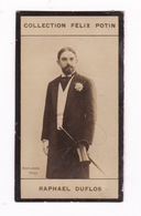 Petite Photo 1ère Collection Félix Potin (chocolat), Acteur Raphaël Duflos, Phot. Reutlinger, Paris, Vers 1900 - Alben & Sammlungen