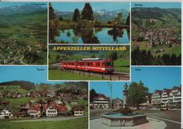 Appenzeller-Mittelland - Niederteufen, Bühler, Teufen, Gais, Bahn - Gais