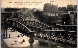 Delcampe - 75010 PARIS - Le Métropolitain Boulevard De La Villette - Paris (10)