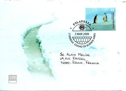 ARGENTINE. Enveloppe Pré-timbrée Ayant Circulé. Manchots. - Fauna Antártica