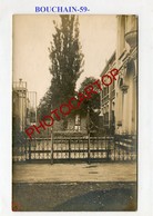 BOUCHAIN-Cour Du LAZARET-CARTE PHOTO Allemande-Guerre 14-18-1WK-France-59-Militaria- - Bouchain