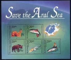 Delcampe - KAZAKHSTAN 1996 Save The Aral Sea Block. MNH / ** - Kasachstan