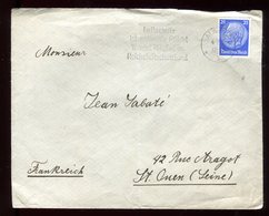 Allemagne - Enveloppe De Mainz Pour La France En 1936 - N104 - Lettres & Documents