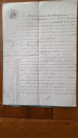 ACTE NOTARIE 01/1867 NOTAIRE A BEZE  ACHETEUR LECHENET PRUDENT DEMEURANT A  BEIRE LE CHATEL - Documents Historiques