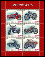 SIERRA LEONE 2018 **MNH Motorcycles Motorräder Motos M/S - IMPERFORATED - DH1845 - Motorbikes