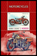 SIERRA LEONE 2018 **MNH Motorcycles Motorräder Motos S/S - IMPERFORATED - DH1845 - Motorbikes