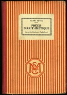 Précis D' ARITHMETIQUE - 1931 - 18+ Years Old