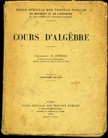 Cours D' ALGEBRE - 1942 - 18+ Years Old