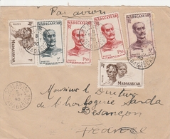 Madagascar Lettre Pour La France 1950 - Briefe U. Dokumente