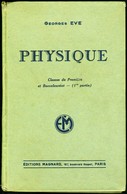 PHYSIQUE Classes De 1re Et Baccalauréat - 1940 - 18 Ans Et Plus