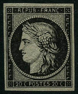 * N°3F 2c Noir, Réimp - TB - 1849-1850 Ceres