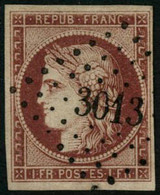 Oblit. N°6A 1F Rouge-brun, Pièce De Luxe - TB - 1849-1850 Cérès
