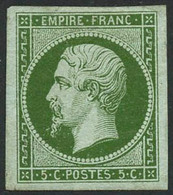 ** N°12b 5c Vert-foncé - TB - 1853-1860 Napoleon III