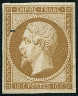 * N°13A 10c Bistre, Type I Quasi SC - TB - 1853-1860 Napoleone III