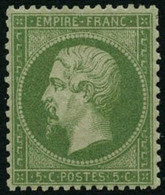 * N°20 5c Vert - TB - 1862 Napoleone III