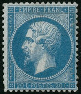 ** N°22 20c Bleu - TB - 1862 Napoléon III.