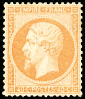 * N°23 40c Orange - TB - 1862 Napoléon III.