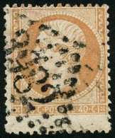 Oblit. N°23 40c Orange, Superbe Variété - TB - 1862 Napoléon III.
