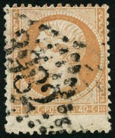 Oblit. N°23 40c Orange, Superbe Variété - TB - 1862 Napoleone III