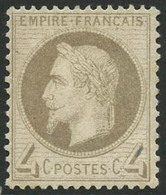 * N°27 4c Gris - TB - 1863-1870 Napoleon III Gelauwerd