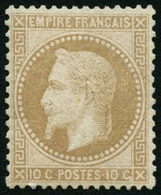 ** N°28B 10c Bistre, Type II Pièce De Luxe - TB - 1863-1870 Napoleon III With Laurels