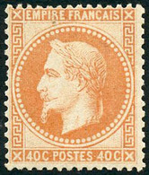 * N°31 40c Orange - TB - 1863-1870 Napoleon III Gelauwerd