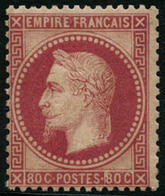 ** N°32 80c Rose, Signé JF Brun - TB - 1863-1870 Napoleone III Con Gli Allori