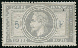 ** N°33 5F Empire, Fraicheur Postale Signé Calves Et JF Brun - TB - 1863-1870 Napoleon III Gelauwerd