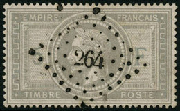 Oblit. N°33 5F Empire, Obl PC, Pièce De Luxe - TB - 1863-1870 Napoleon III Gelauwerd