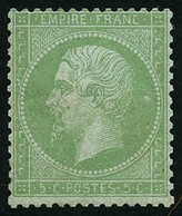 ** N°35 5c Vert Pâle S/bleu - TB - 1863-1870 Napoleone III Con Gli Allori