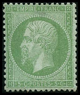 * N°35 5c Vert Pâle/bleu - TB - 1863-1870 Napoléon III. Laure