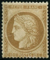 ** N°36 10c Bistre - TB - 1870 Beleg Van Parijs