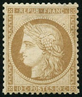 ** N°36 10c Bistre - TB - 1870 Siege Of Paris