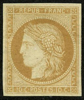 (*) N°36c 10c Bistre (Granet) SG - TB - 1870 Belagerung Von Paris