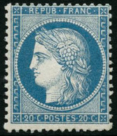 ** N°37 20c Bleu - TB - 1870 Beleg Van Parijs