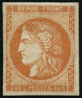 ** N°48 40c Orange - TB - 1870 Ausgabe Bordeaux