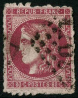 ** N°49 80c Rose, Signé Calves - B - 1870 Ausgabe Bordeaux