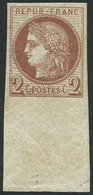 ** N°51c 2c Rouge-brun, Pièce De Luxe - TB - 1871-1875 Cérès