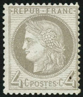 ** N°52 4c Gris - TB - 1871-1875 Ceres