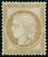 ** N°55 15c Bistre - TB - 1871-1875 Cérès