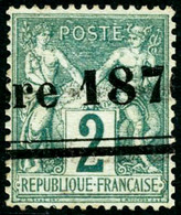 Oblit. N°62 2c Vert, Obl Typo - TB - 1876-1878 Sage (Type I)