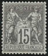 ** N°66 15c Gris - TB - 1876-1878 Sage (Typ I)