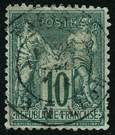 Oblit. N°76 10c Vert - TB - 1876-1878 Sage (Typ I)